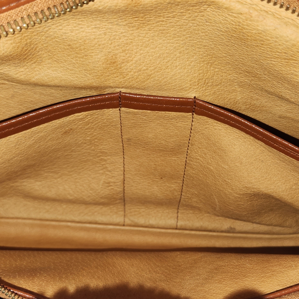 MCM Cognac Visetos Crossbody With Leather Interior - Vintage & Handmade - Picture 10 of 11